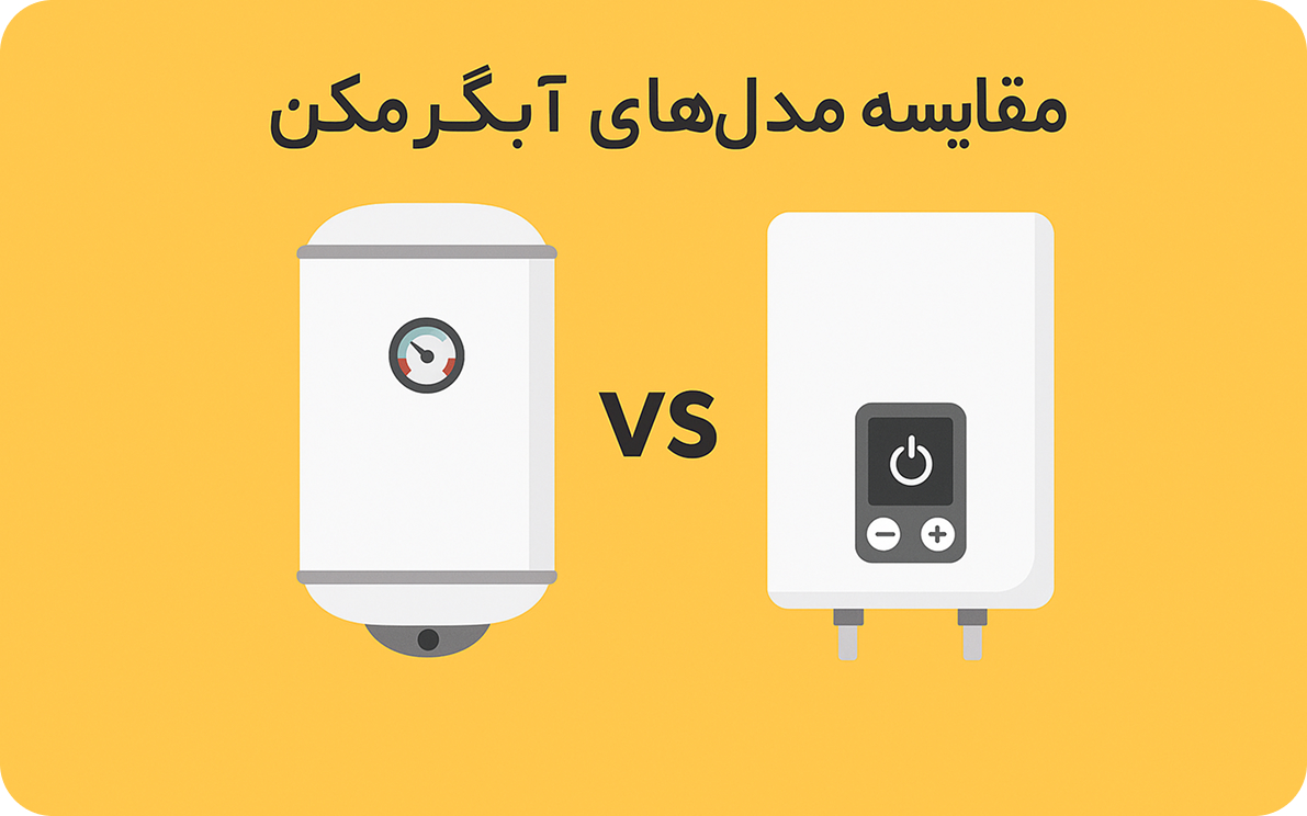 آبگرمکن دیواری یا مخزندار؟ گاز، برقی یا دودکشدار/فندار؟